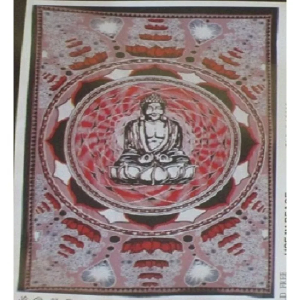New Meditating Buddha Tapestry Room Decor Wall Hanging GIFT Zen Yoga Peace Lotus